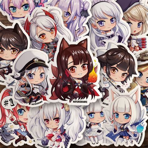 azur lane stickers